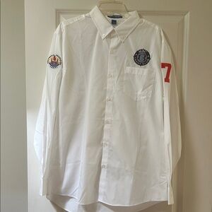 White Men's Shirt — Moorea Beach Club, Tahiti